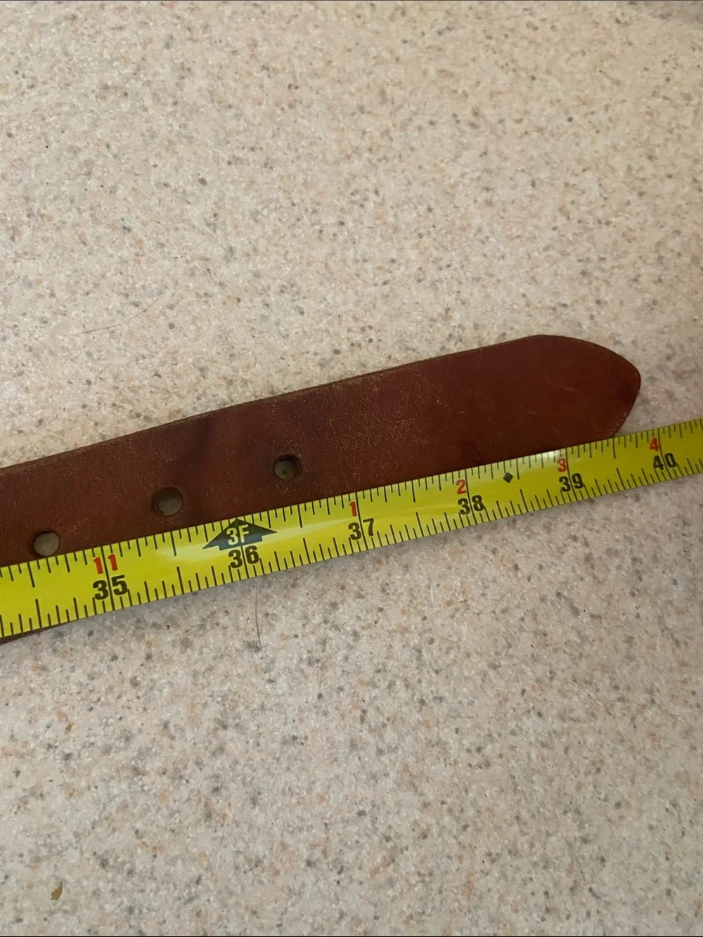 Lucky Brand Brown Leather Y2K Boho Statement Buckle Belt